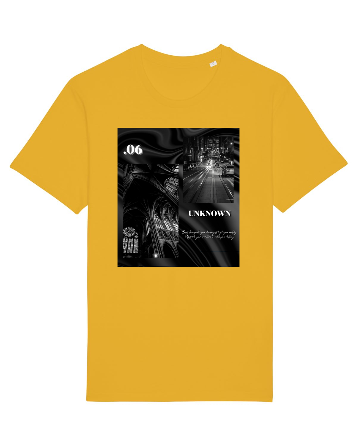 Tricou mânecă scurtă Unisex Rocker Spectra Yellow