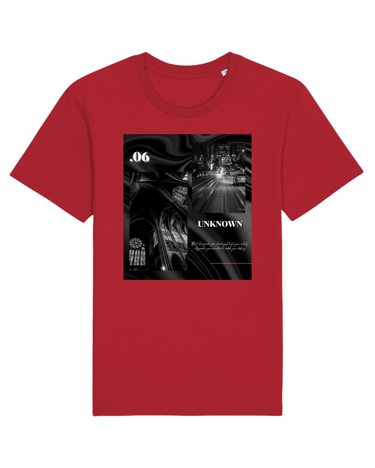 Tricou mânecă scurtă Unisex Rocker Red