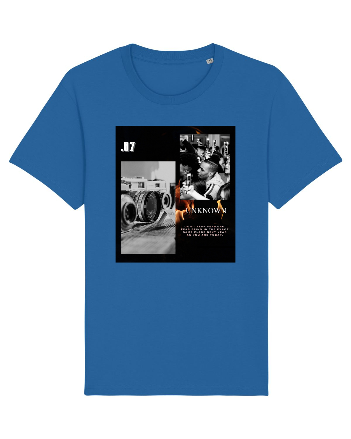 Tricou mânecă scurtă Unisex Rocker Royal Blue