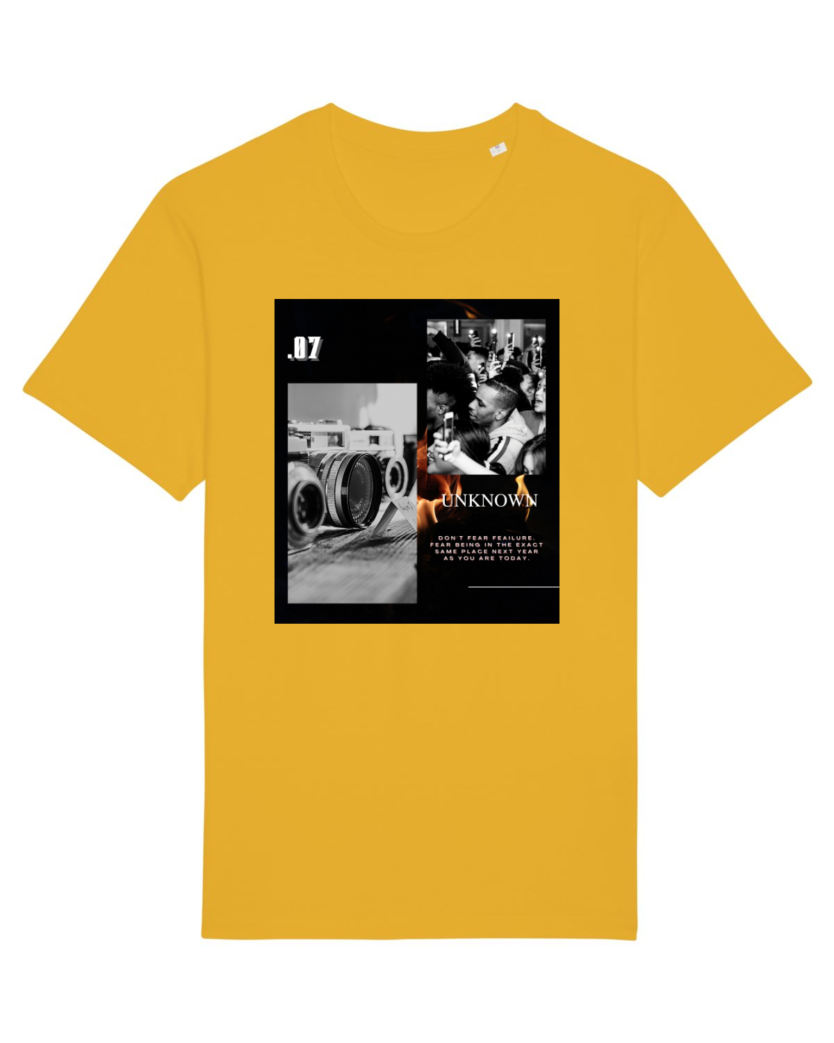 Tricou mânecă scurtă Unisex Rocker Spectra Yellow