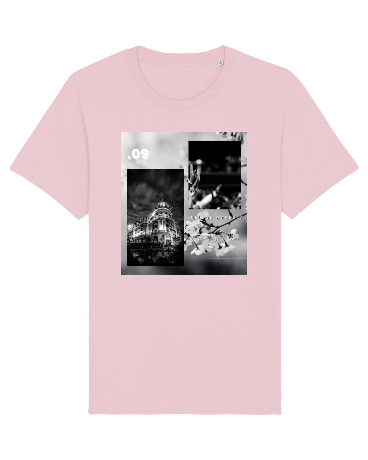 Tricou mânecă scurtă Unisex Rocker Cotton Pink