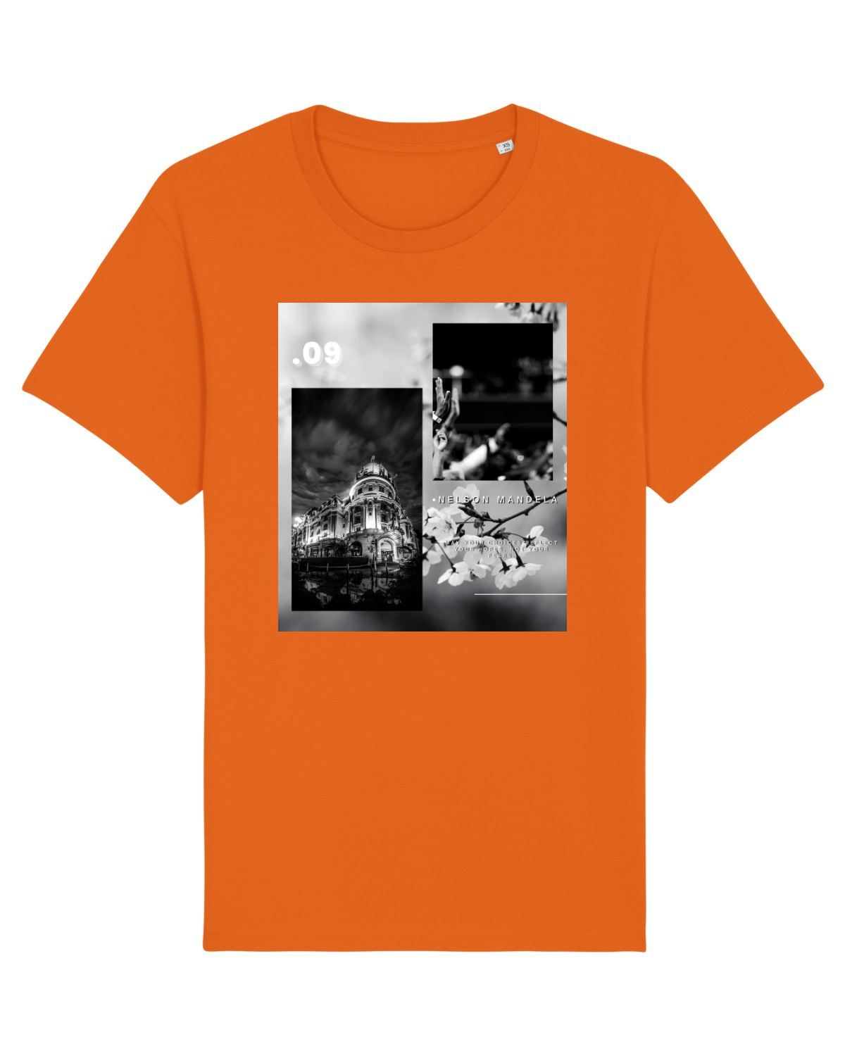 Tricou mânecă scurtă Unisex Rocker Bright Orange