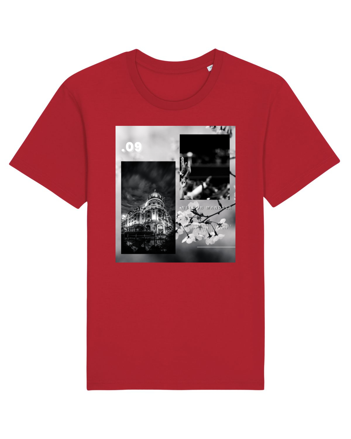 Tricou mânecă scurtă Unisex Rocker Red