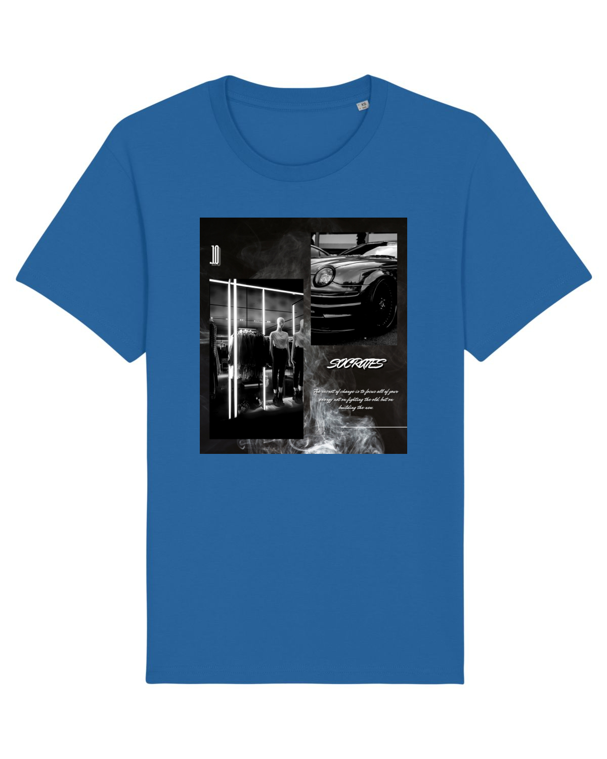 Tricou mânecă scurtă Unisex Rocker Royal Blue