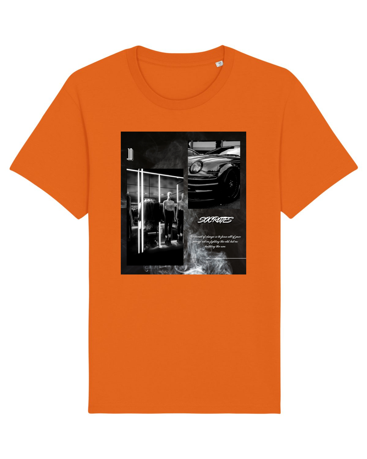 Tricou mânecă scurtă Unisex Rocker Bright Orange