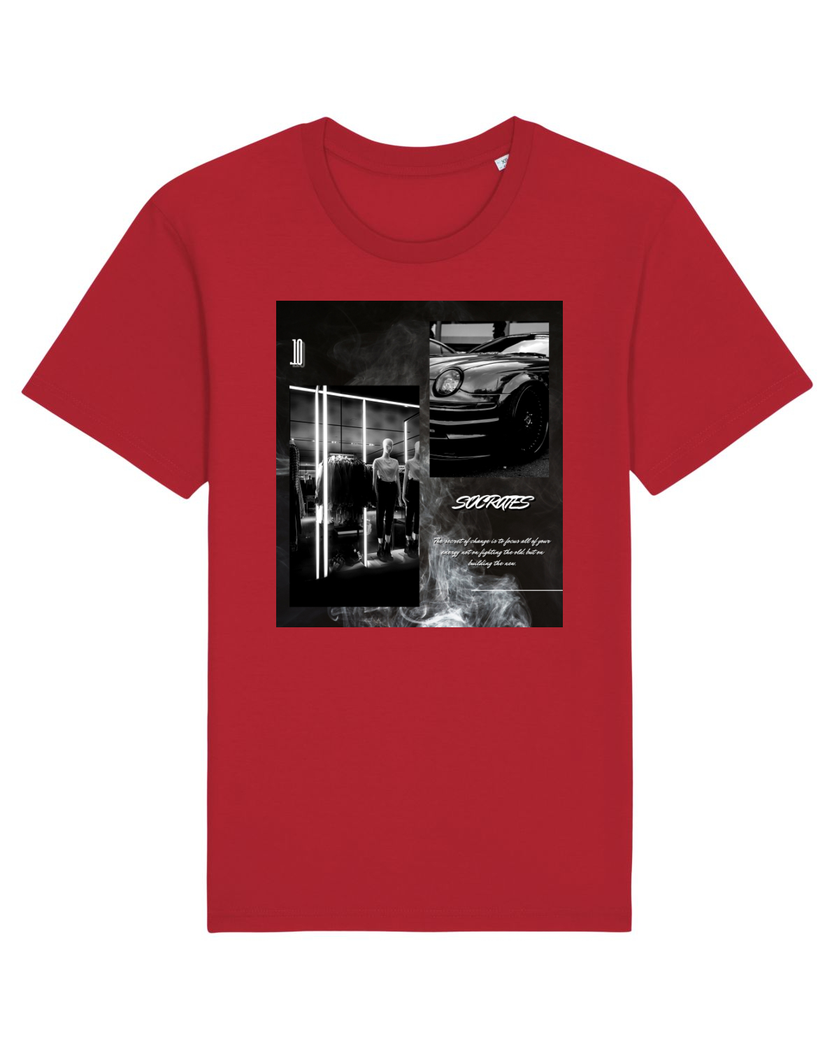 Tricou mânecă scurtă Unisex Rocker Red