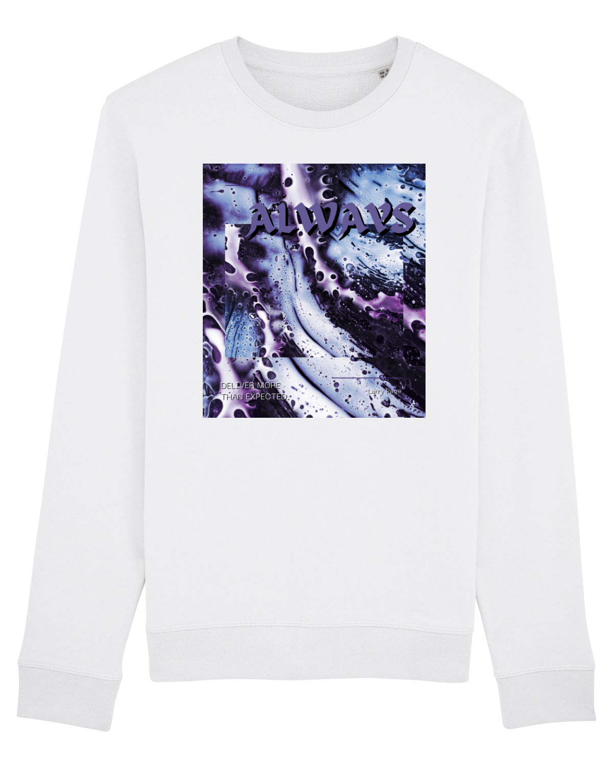 Bluză mânecă lungă Unisex Rise White