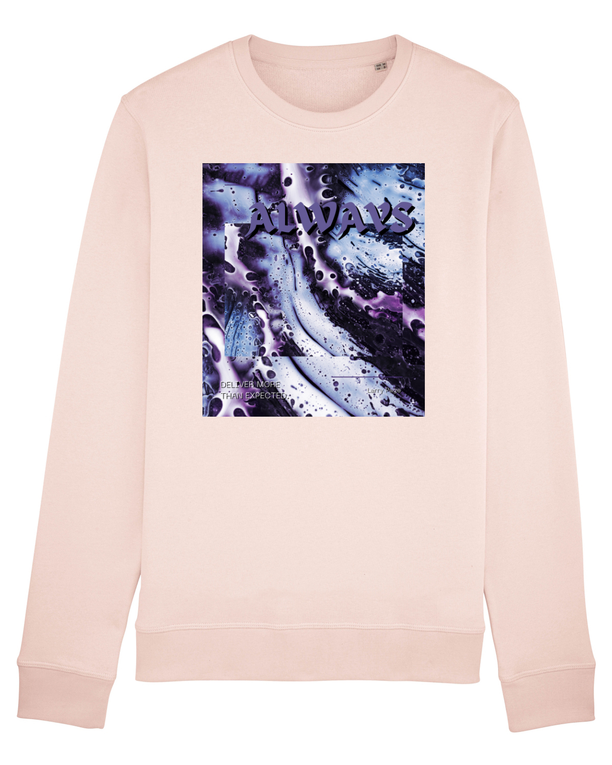 Bluză mânecă lungă Unisex Rise Candy Pink