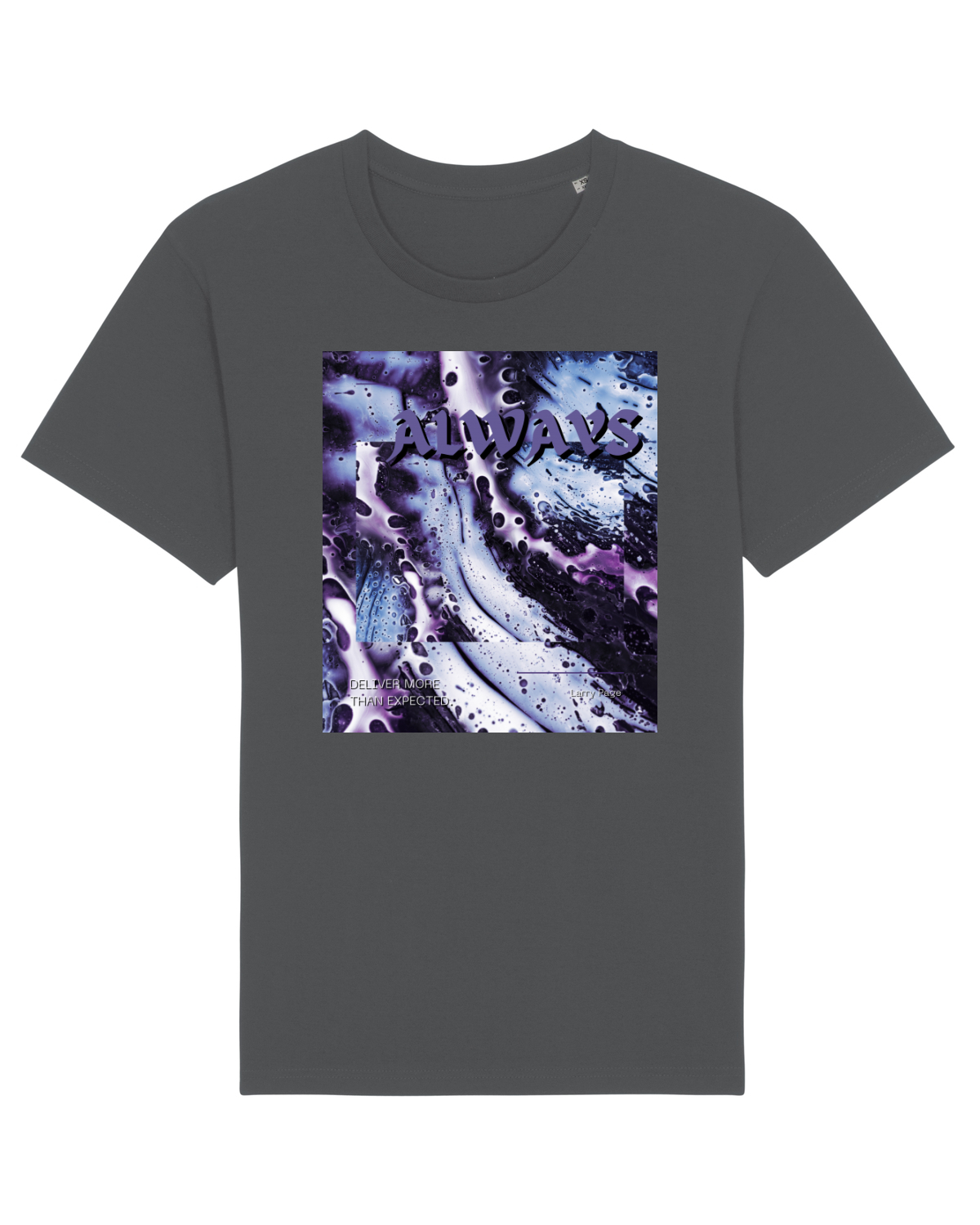 Tricou mânecă scurtă Unisex Rocker Anthracite