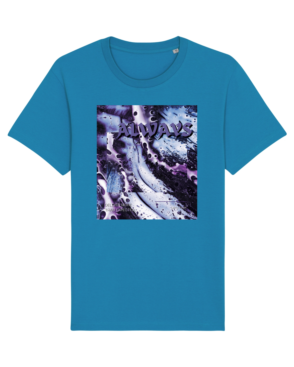 Tricou mânecă scurtă Unisex Rocker Azur