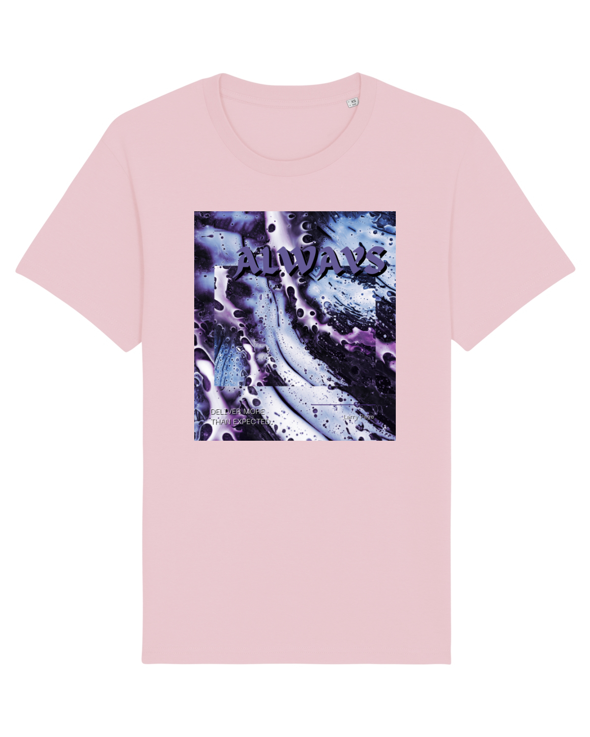 Tricou mânecă scurtă Unisex Rocker Cotton Pink