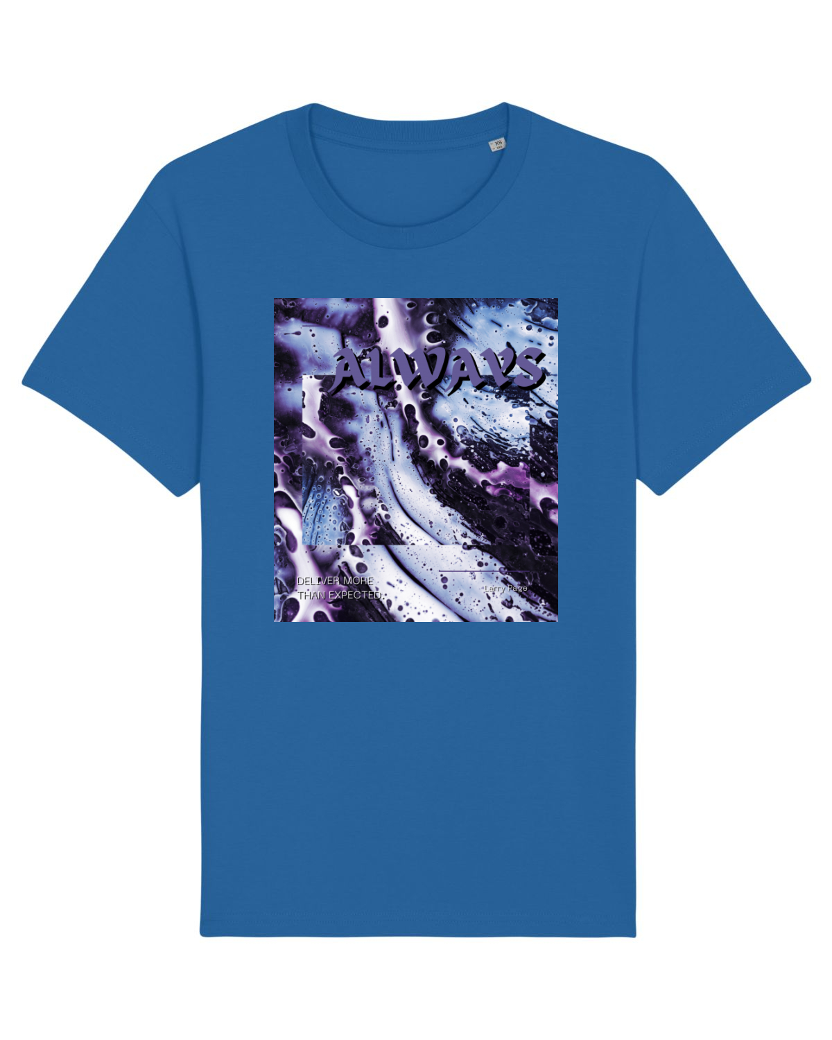 Tricou mânecă scurtă Unisex Rocker Royal Blue