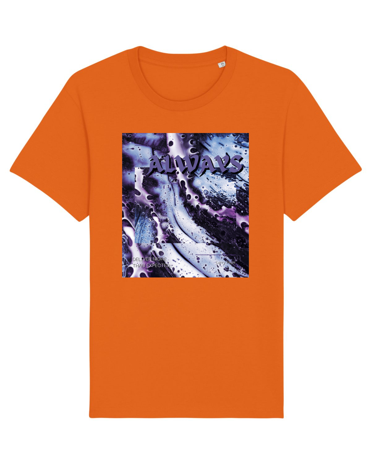 Tricou mânecă scurtă Unisex Rocker Bright Orange