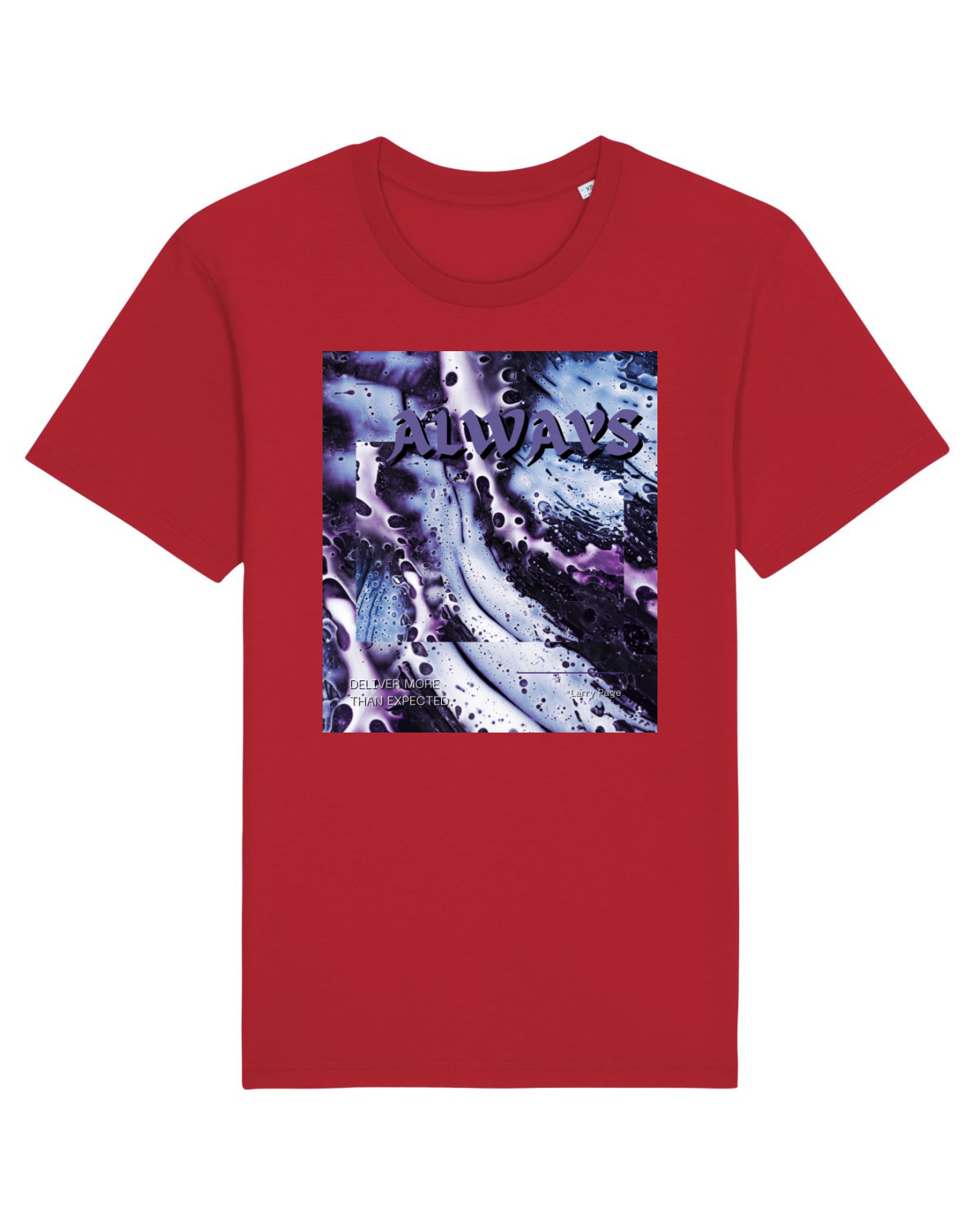 Tricou mânecă scurtă Unisex Rocker Red
