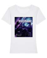 Bossbabe Tricou mânecă scurtă guler larg fitted Damă Expresser