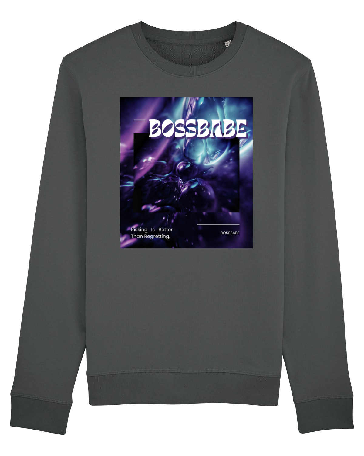 Bluză mânecă lungă Unisex Rise Anthracite