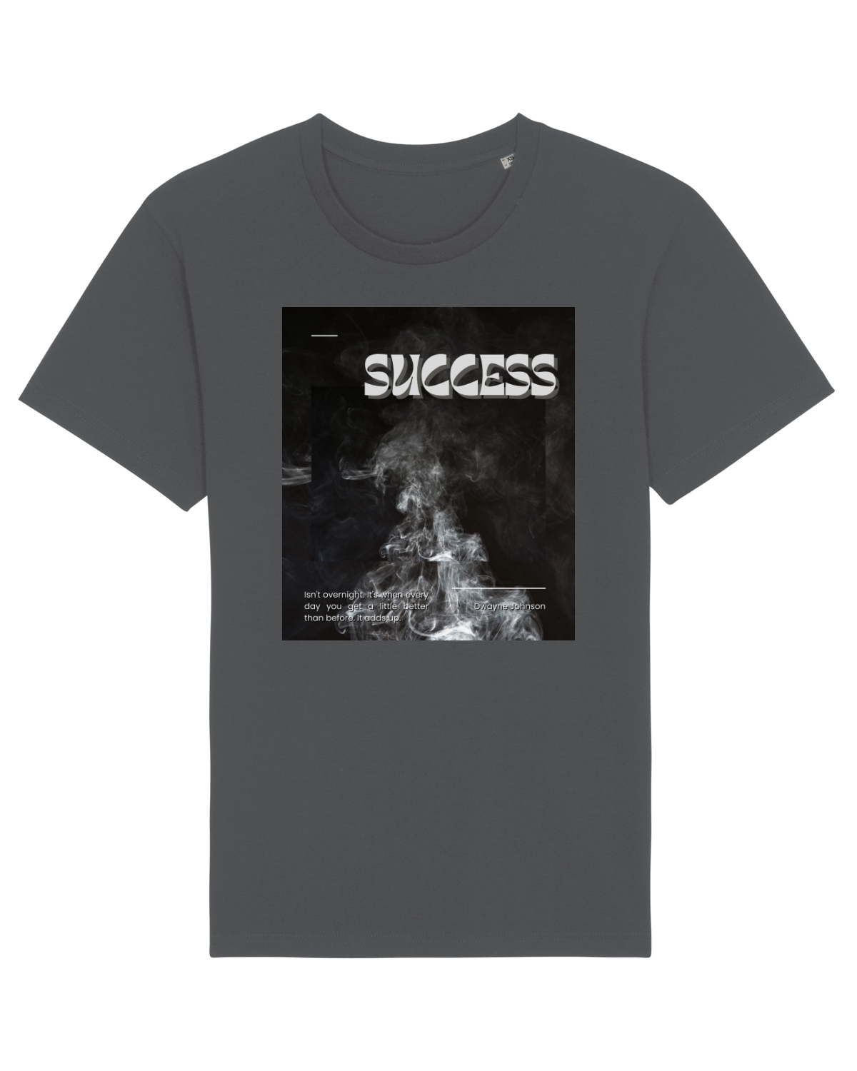 Tricou mânecă scurtă Unisex Rocker Anthracite