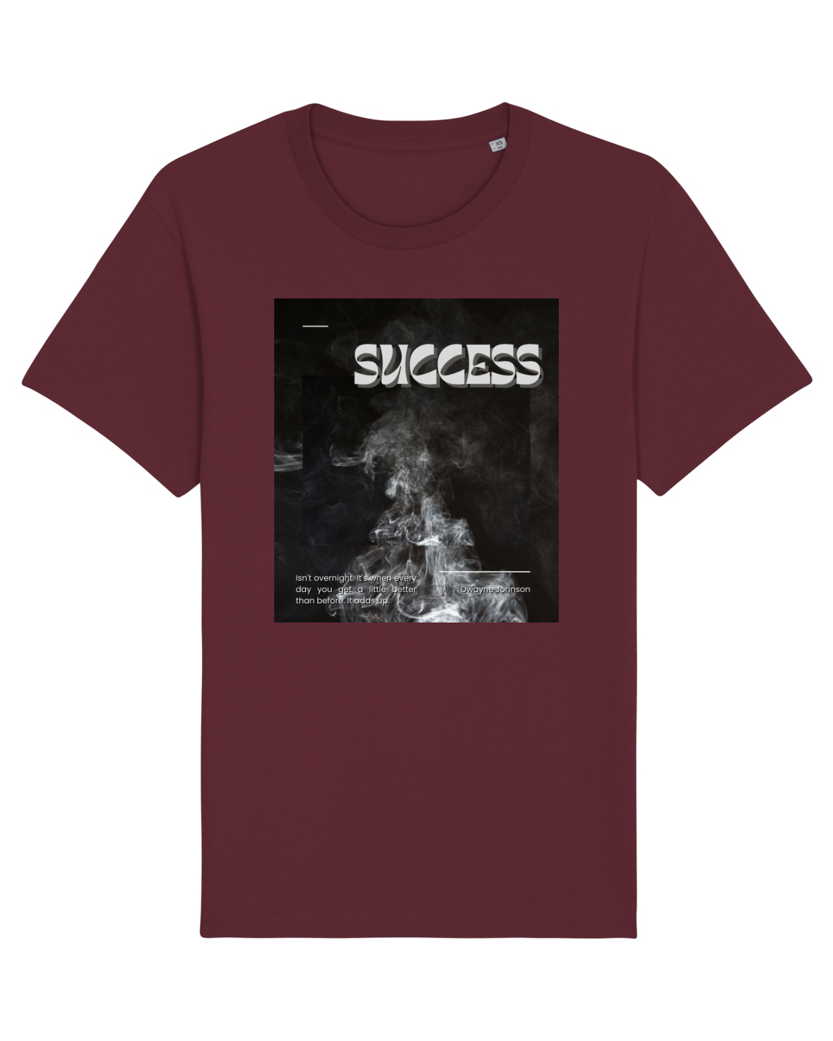 Tricou mânecă scurtă Unisex Rocker Burgundy