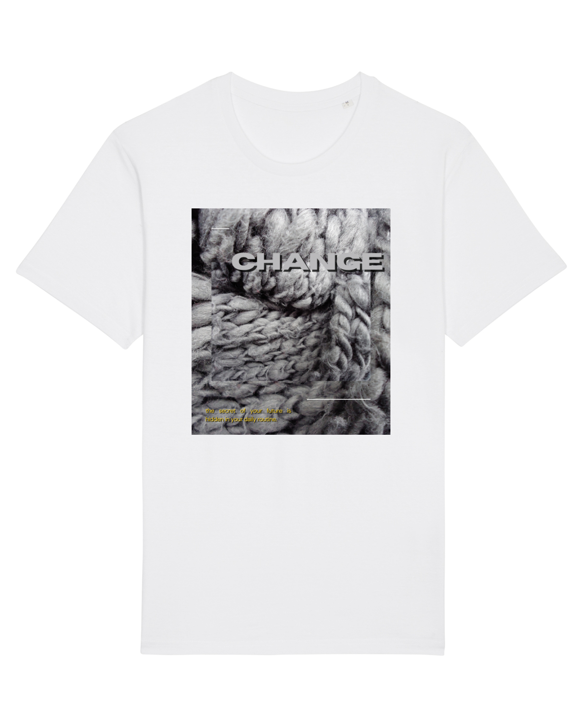 Tricou mânecă scurtă Unisex Rocker White