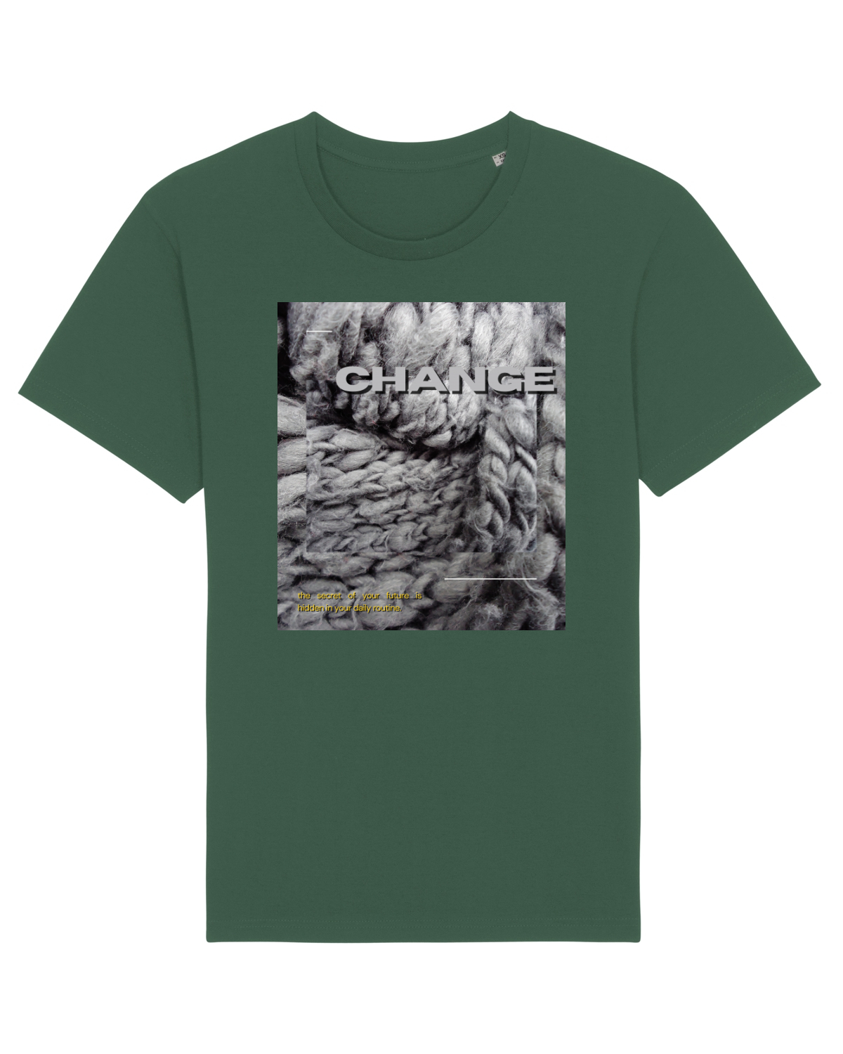 Tricou mânecă scurtă Unisex Rocker Bottle Green