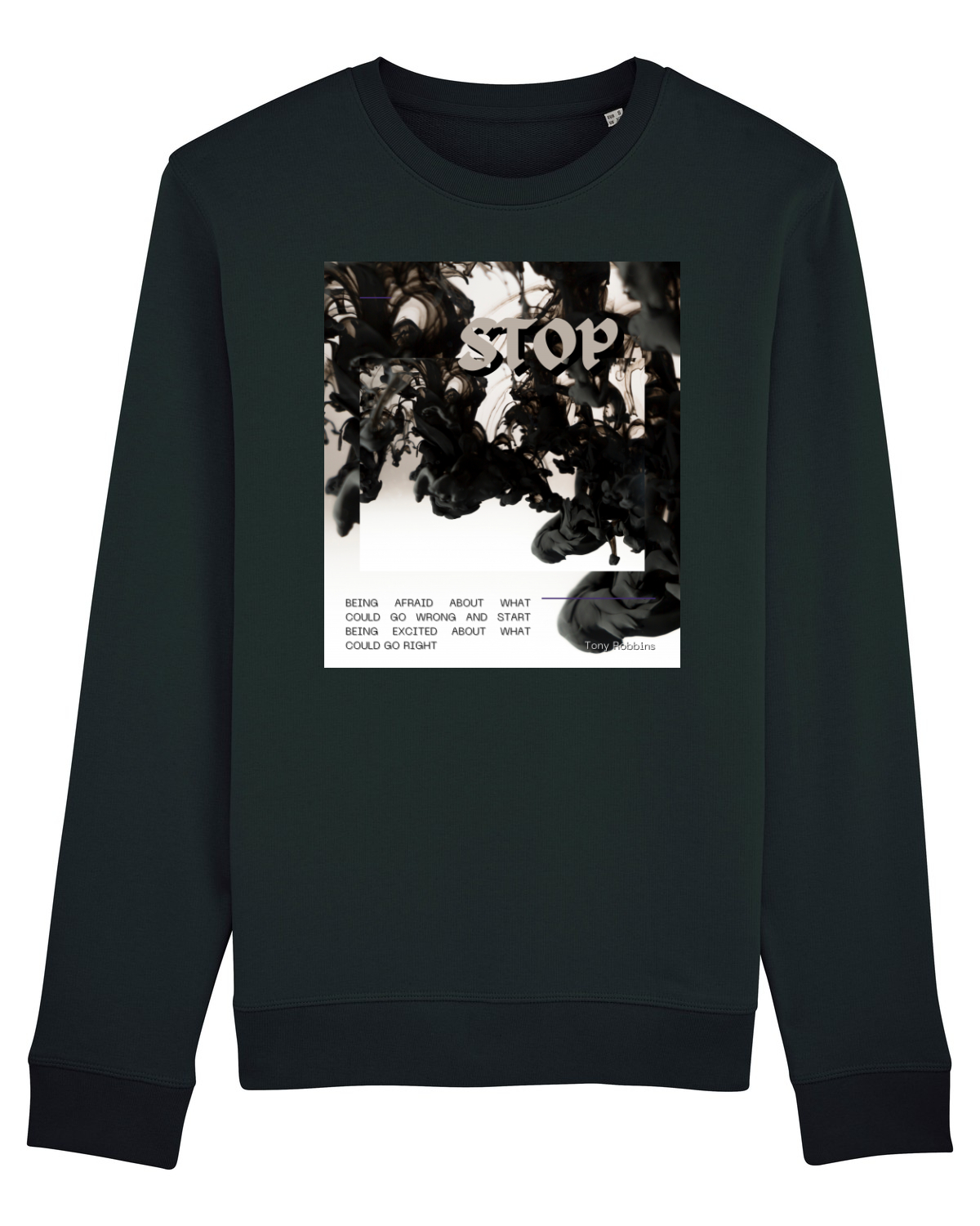 Bluză mânecă lungă Unisex Rise Black
