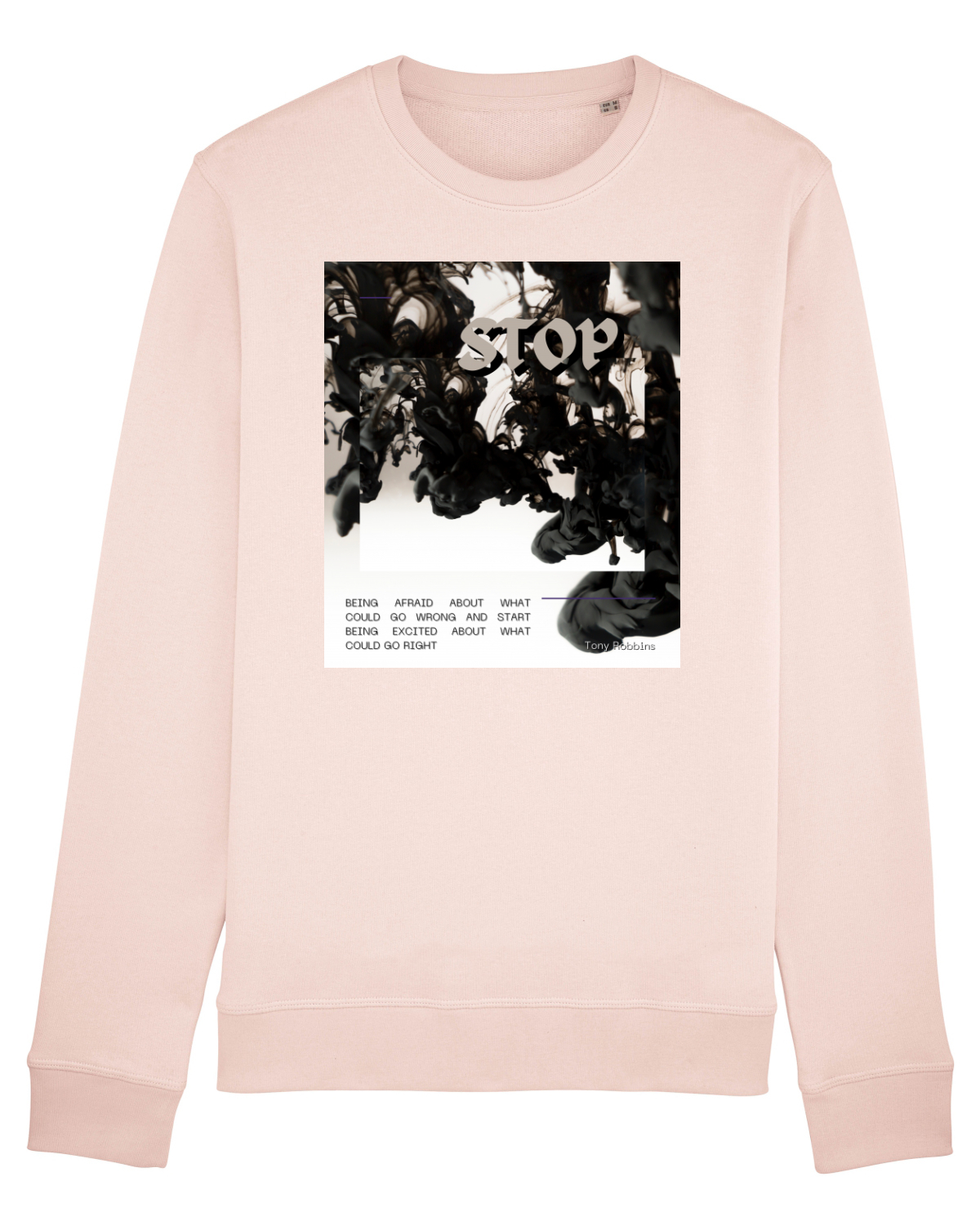 Bluză mânecă lungă Unisex Rise Candy Pink