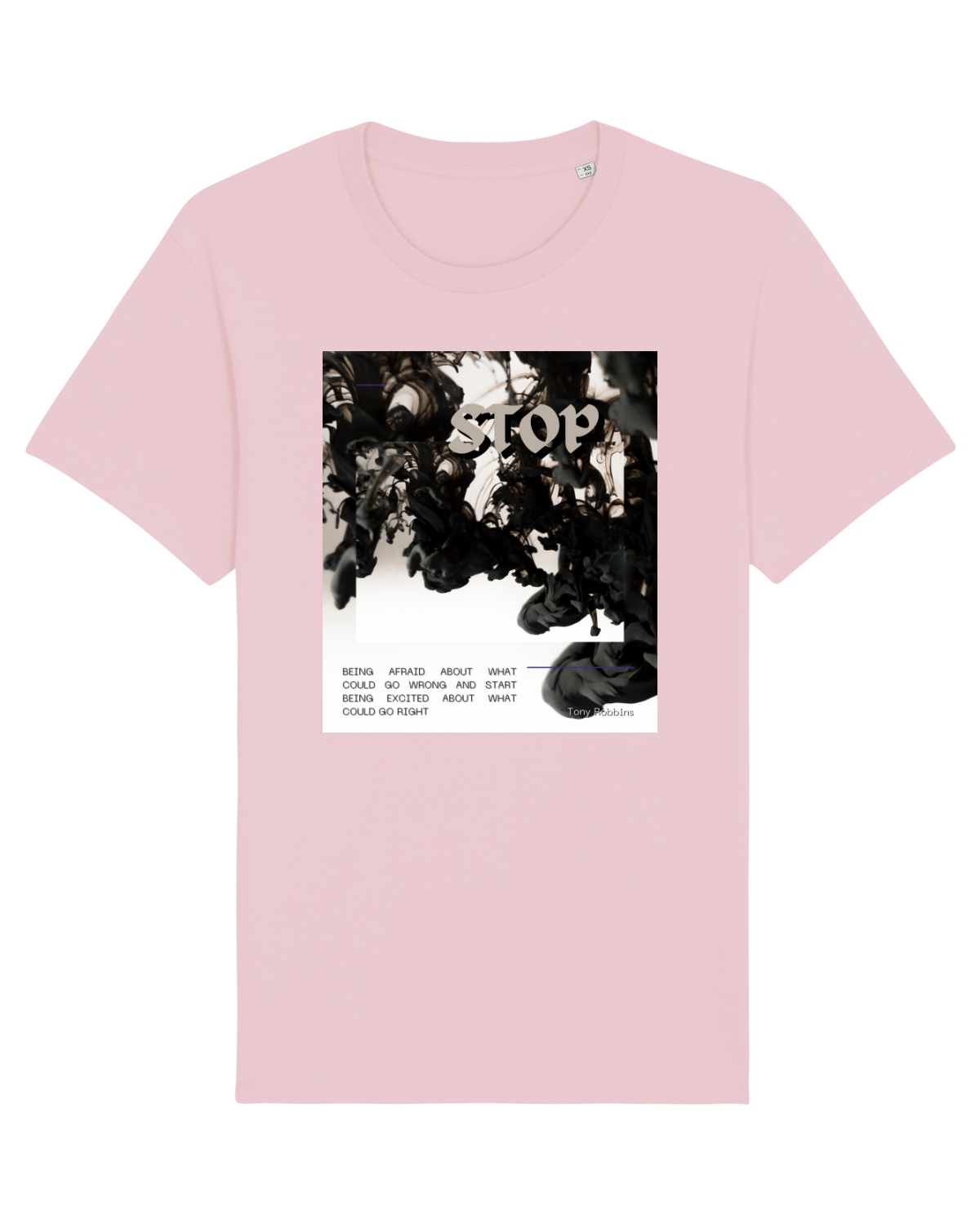 Tricou mânecă scurtă Unisex Rocker Cotton Pink