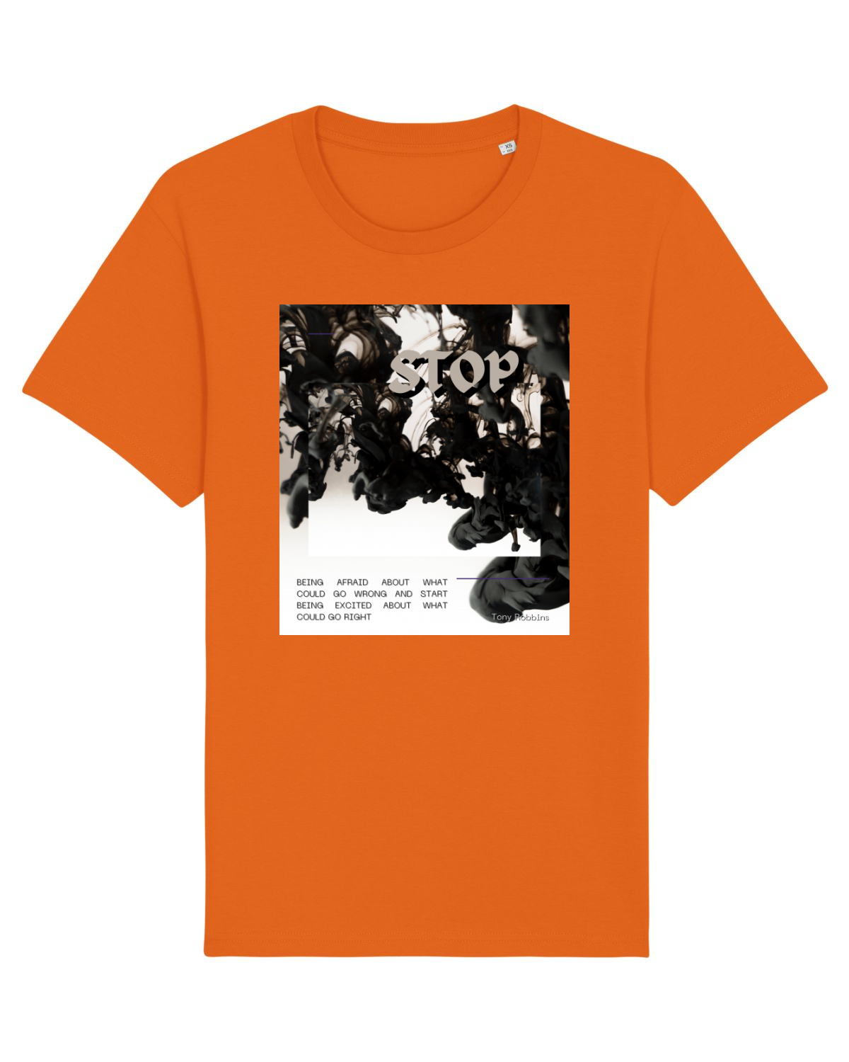 Tricou mânecă scurtă Unisex Rocker Bright Orange