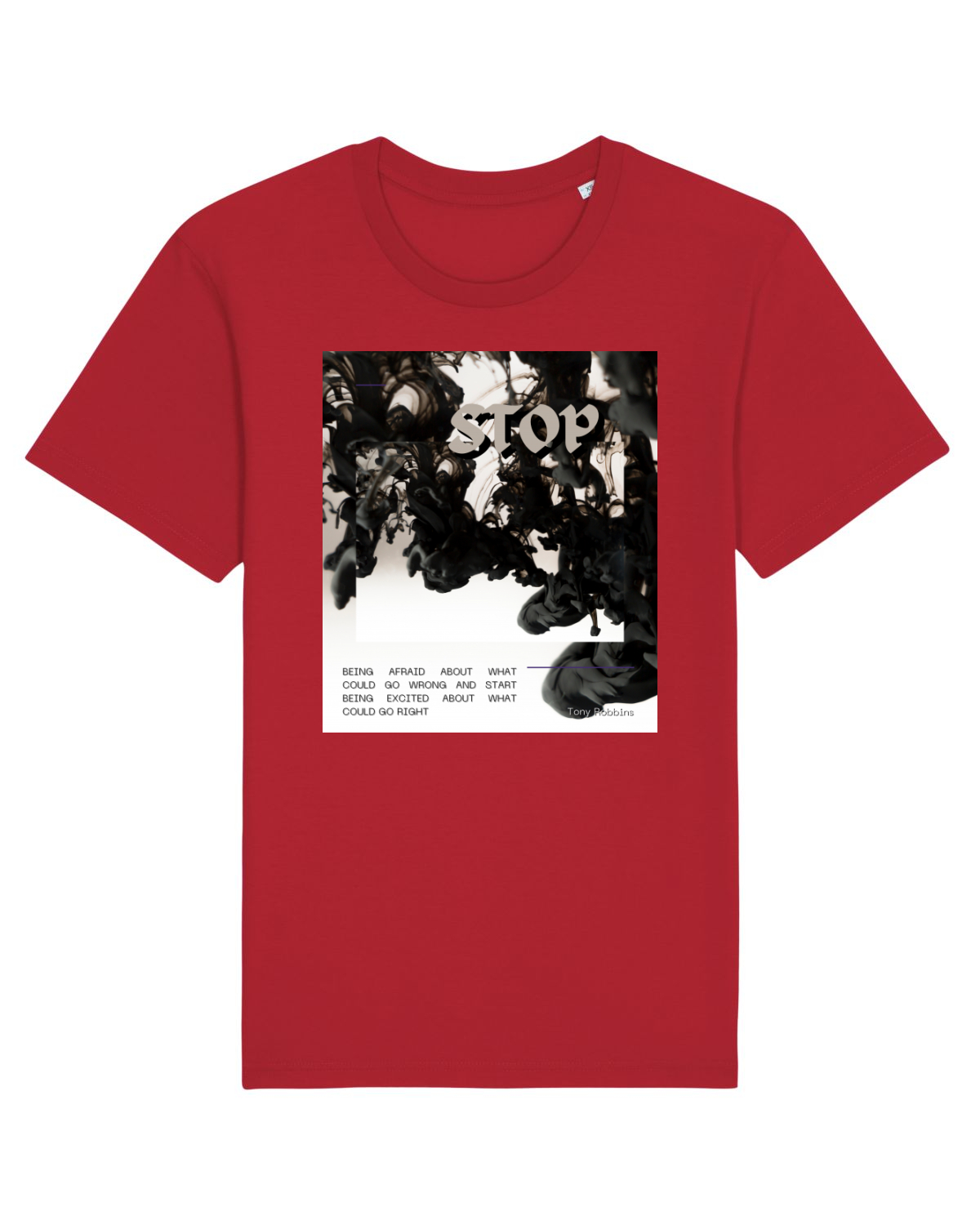 Tricou mânecă scurtă Unisex Rocker Red