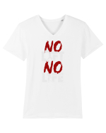 No Lift No Life Tricou mânecă scurtă guler V Bărbat Presenter