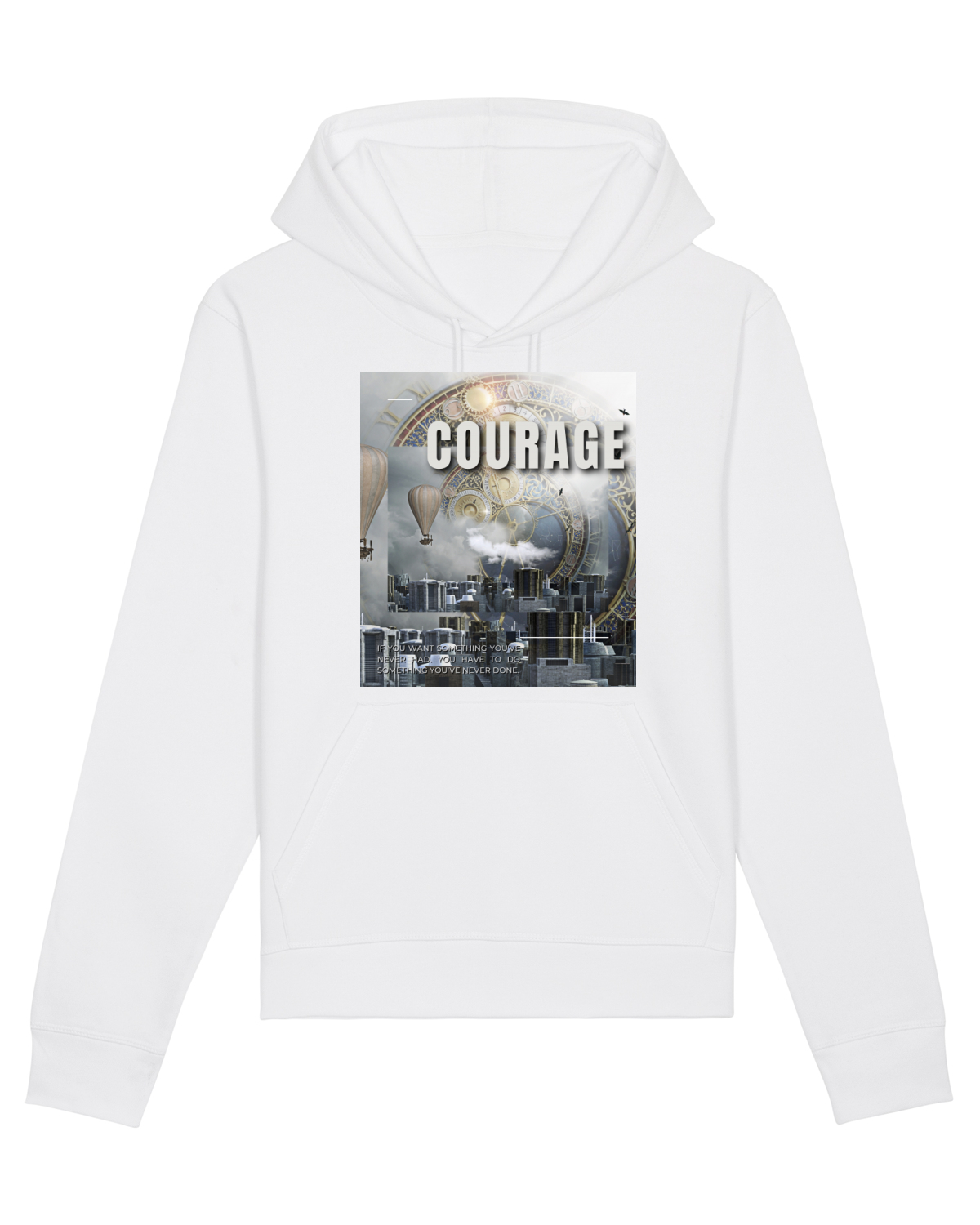 Hanorac Unisex Drummer White