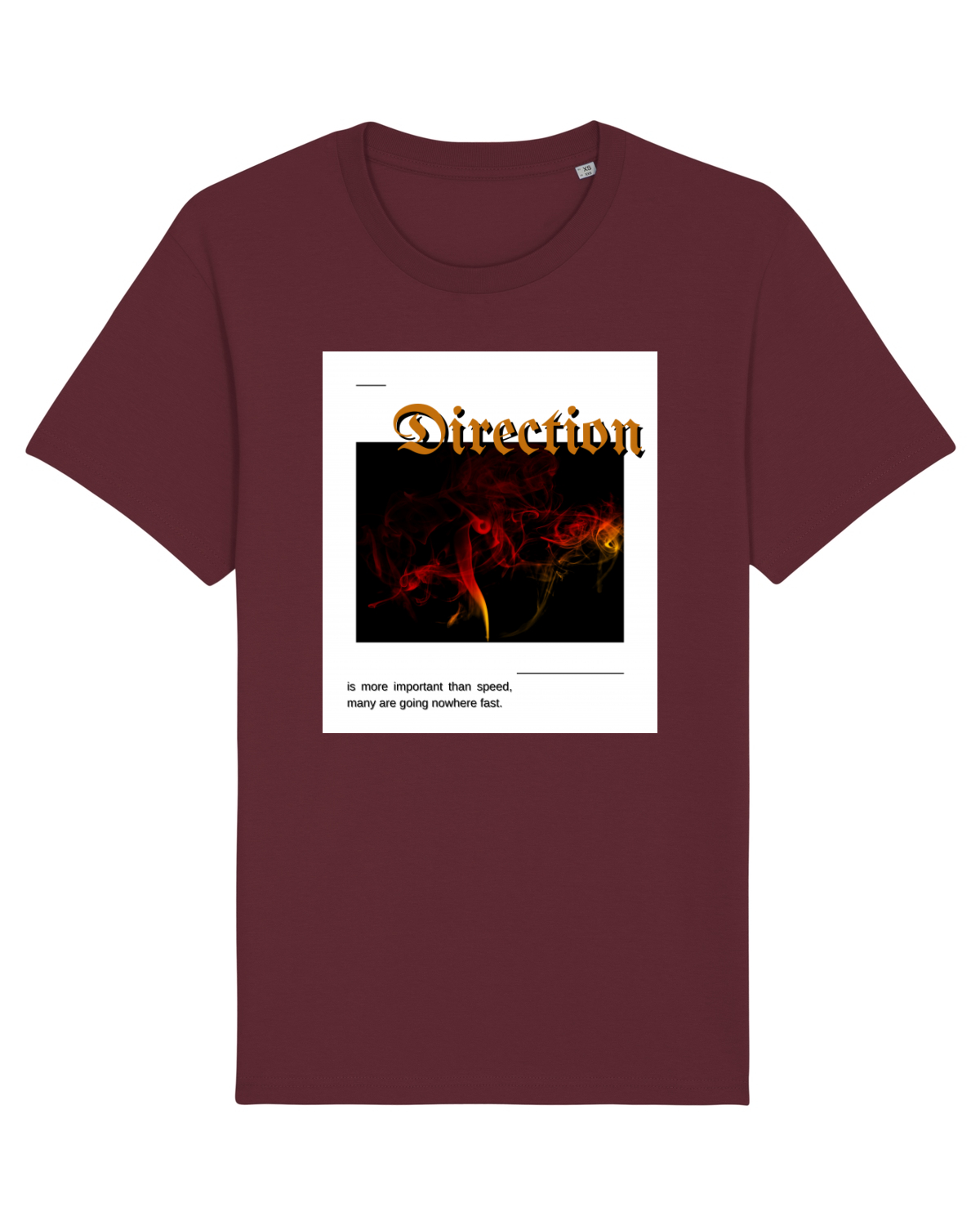 Tricou mânecă scurtă Unisex Rocker Burgundy