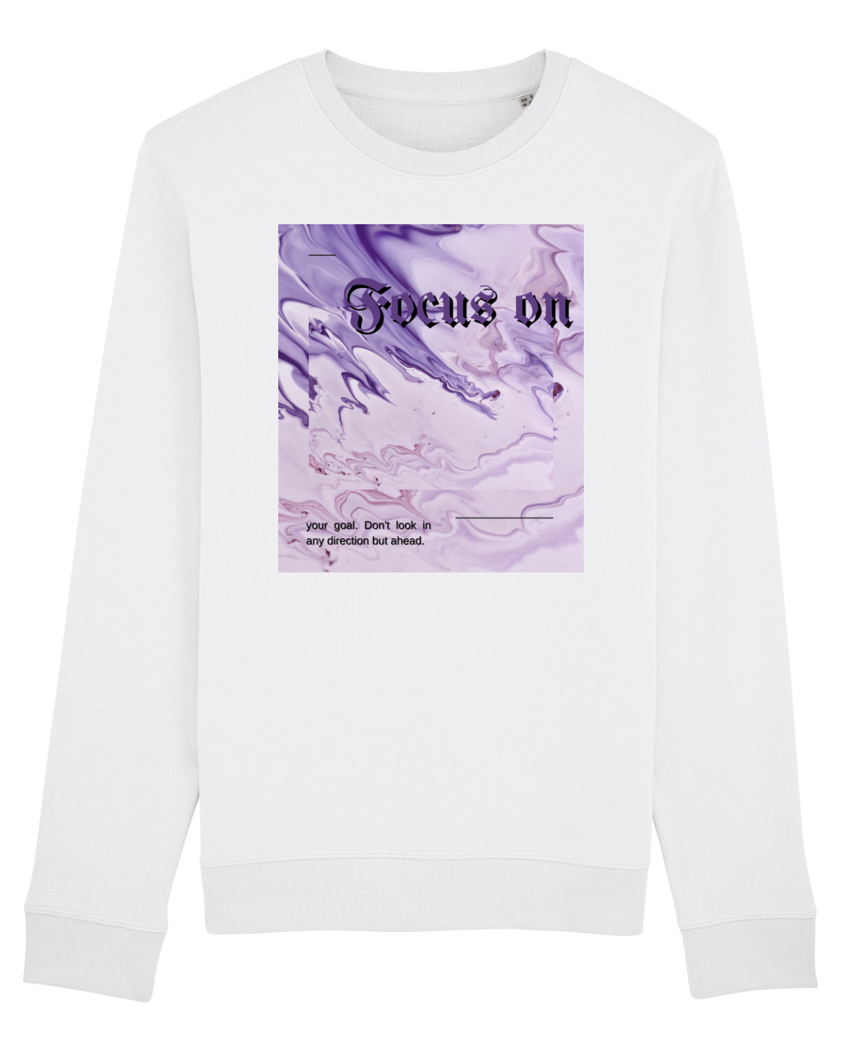 Bluză mânecă lungă Unisex Rise White