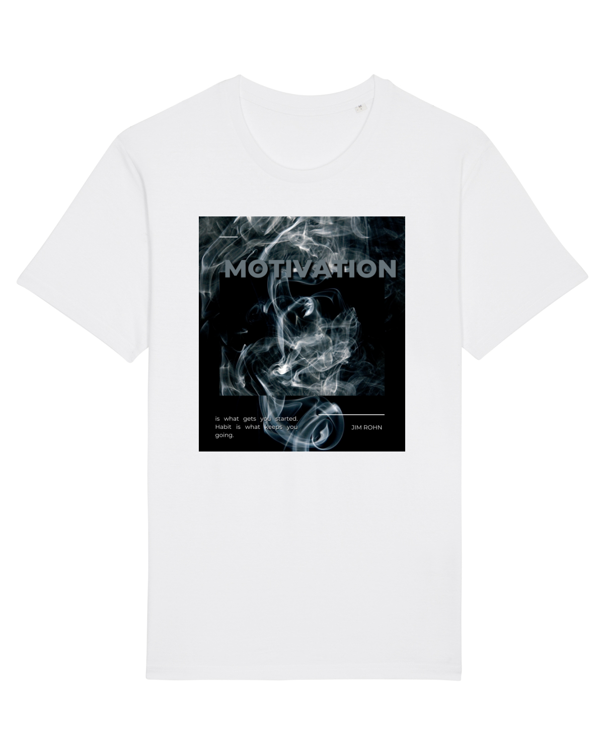 Tricou mânecă scurtă Unisex Rocker White