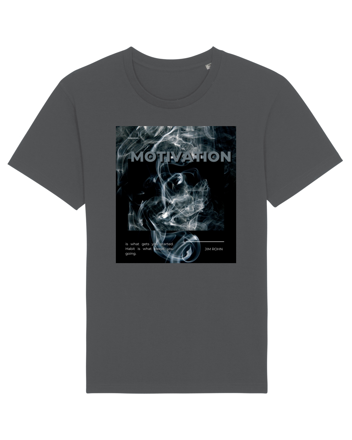 Tricou mânecă scurtă Unisex Rocker Anthracite