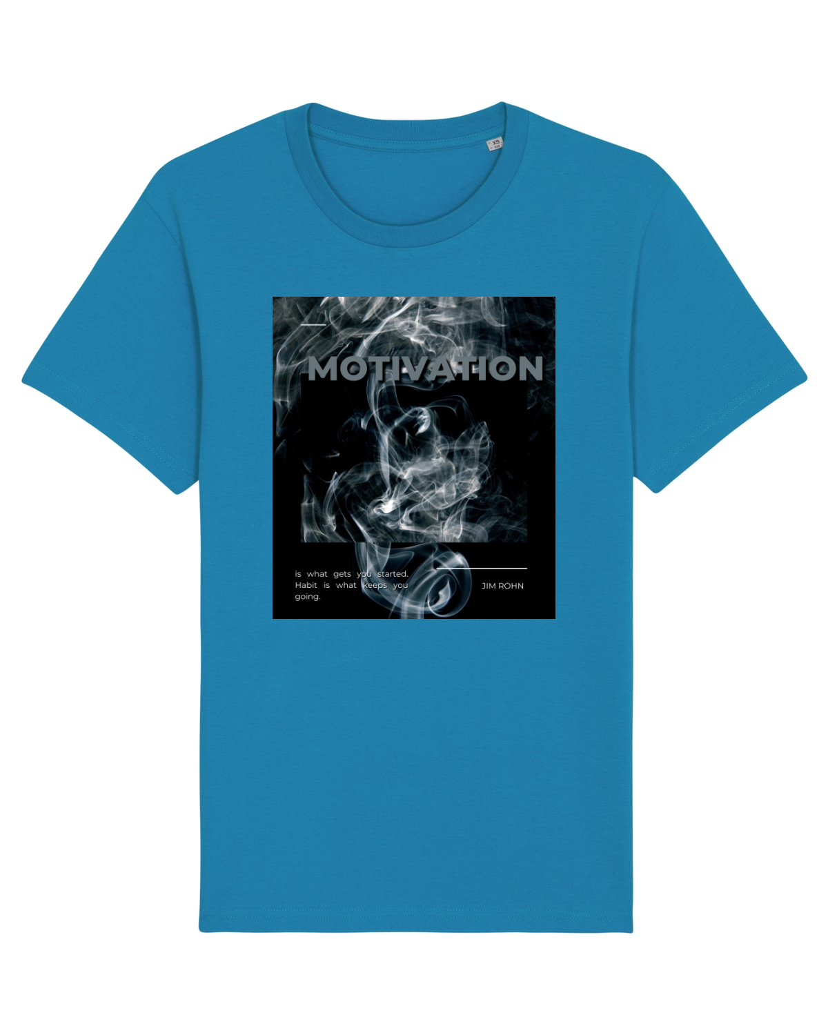 Tricou mânecă scurtă Unisex Rocker Azur