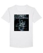 MOTIVATION Tricou mânecă scurtă guler larg Bărbat Skater