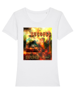 SUCCESS SS Tricou mânecă scurtă guler larg fitted Damă Expresser