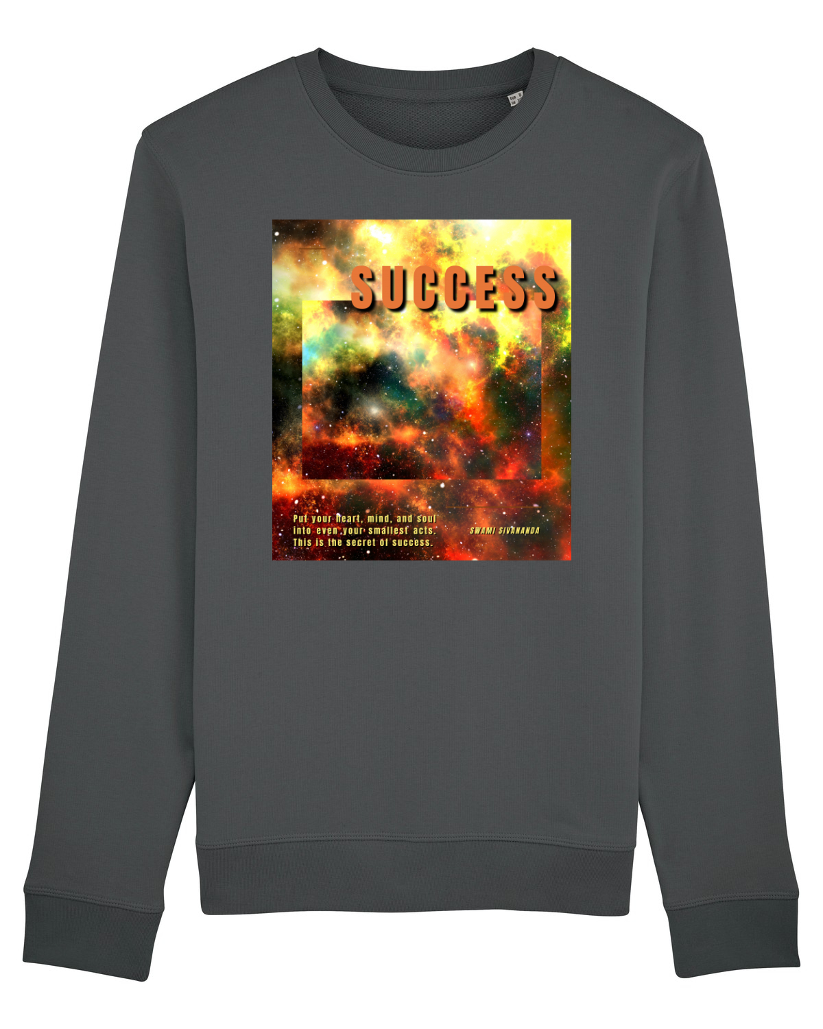Bluză mânecă lungă Unisex Rise Anthracite