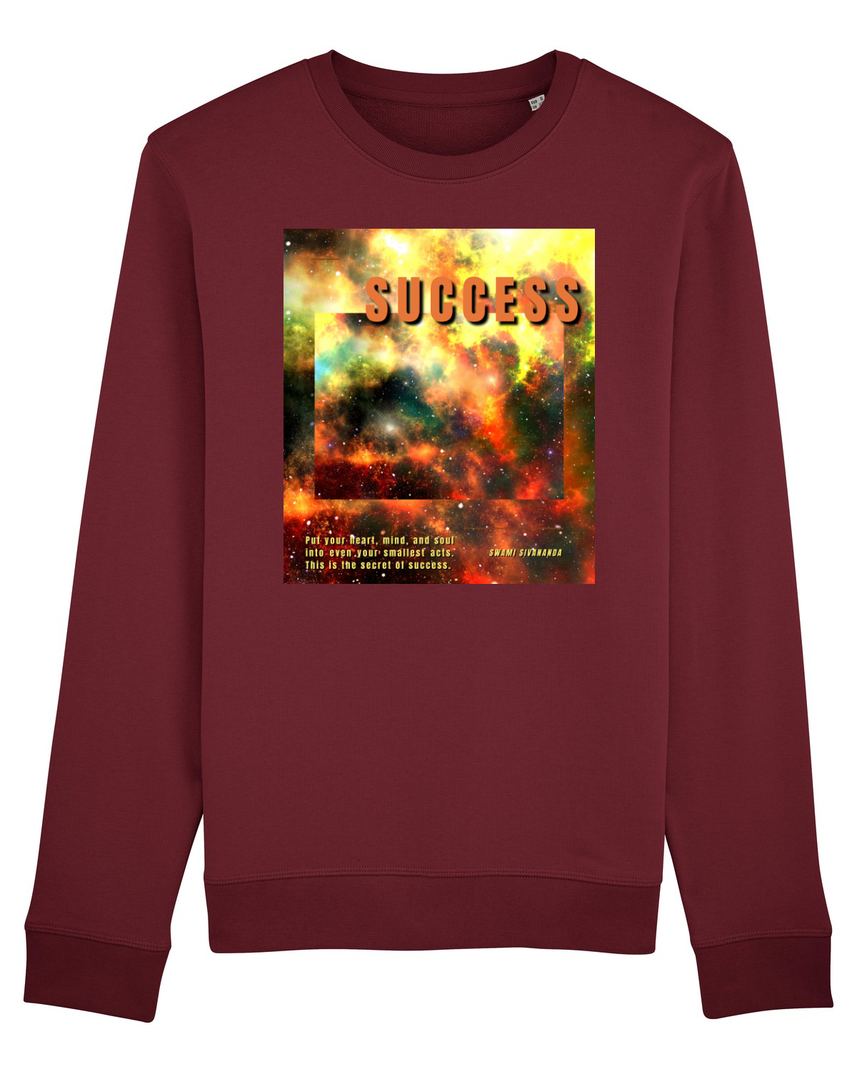Bluză mânecă lungă Unisex Rise Burgundy