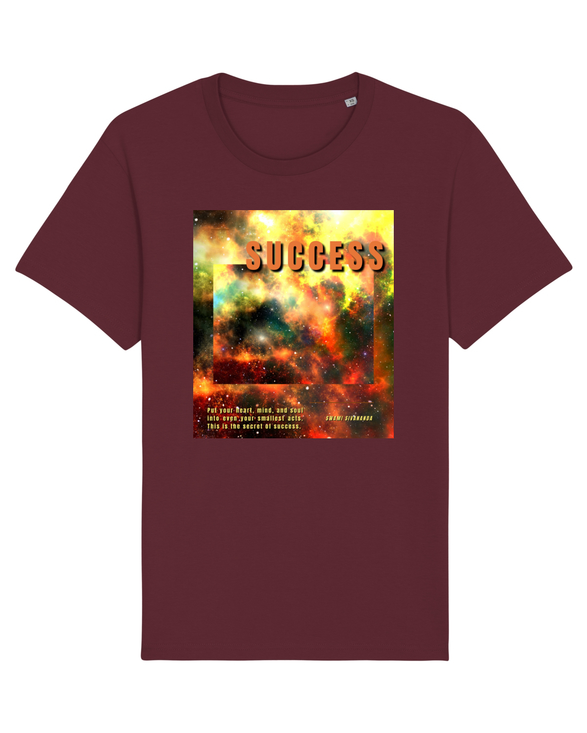 Tricou mânecă scurtă Unisex Rocker Burgundy