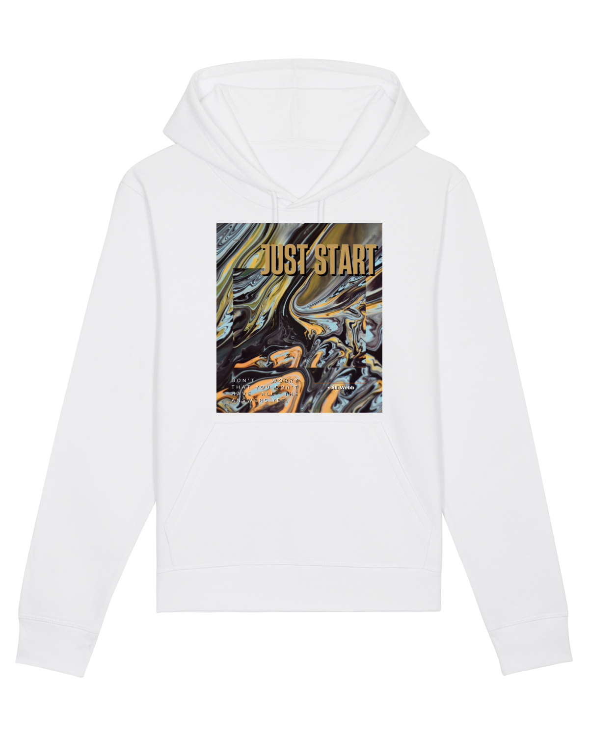 Hanorac Unisex Drummer White
