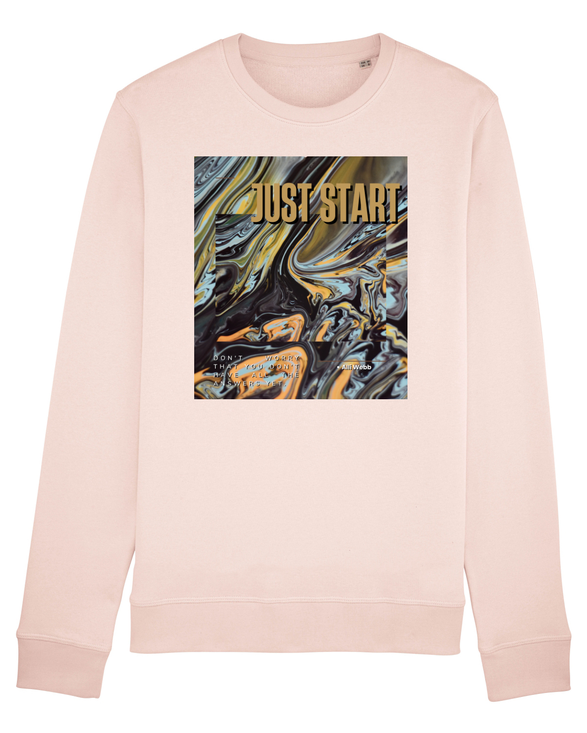 Bluză mânecă lungă Unisex Rise Candy Pink