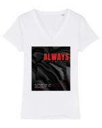 ALWAYS OGM Tricou mânecă scurtă guler V Damă Evoker
