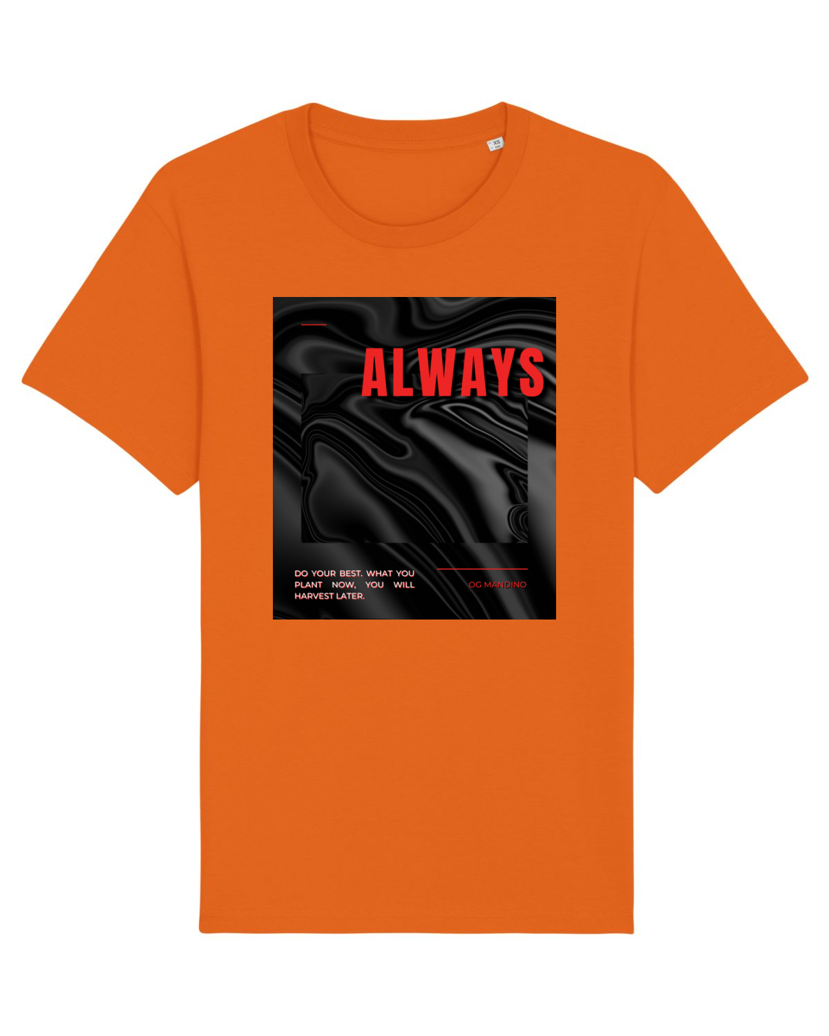 Tricou mânecă scurtă Unisex Rocker Bright Orange