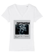 OPTIMISM Tricou mânecă scurtă guler V Damă Evoker