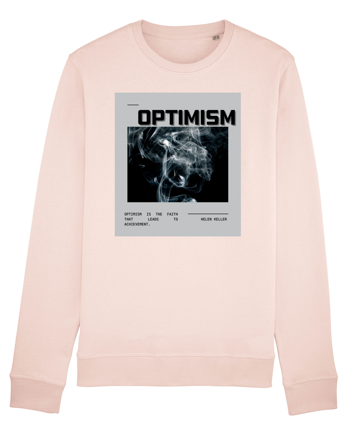 Bluză mânecă lungă Unisex Rise Candy Pink