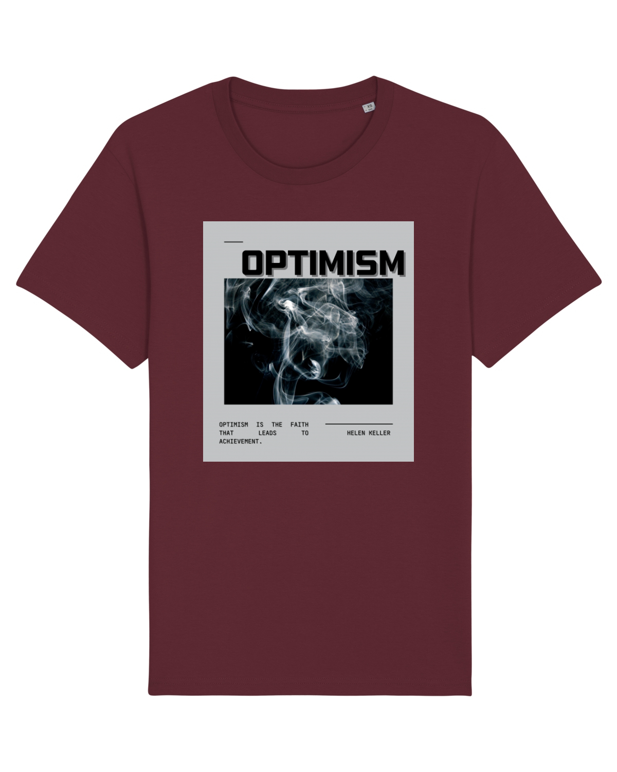 Tricou mânecă scurtă Unisex Rocker Burgundy
