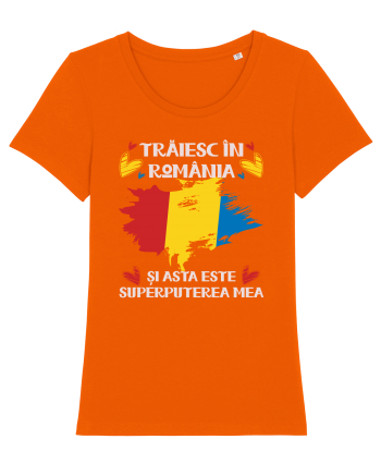 Trăiesc în România Bright Orange