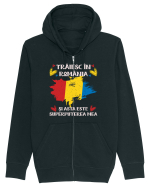 Trăiesc în România - v2 - grunge Hanorac cu fermoar Unisex Connector